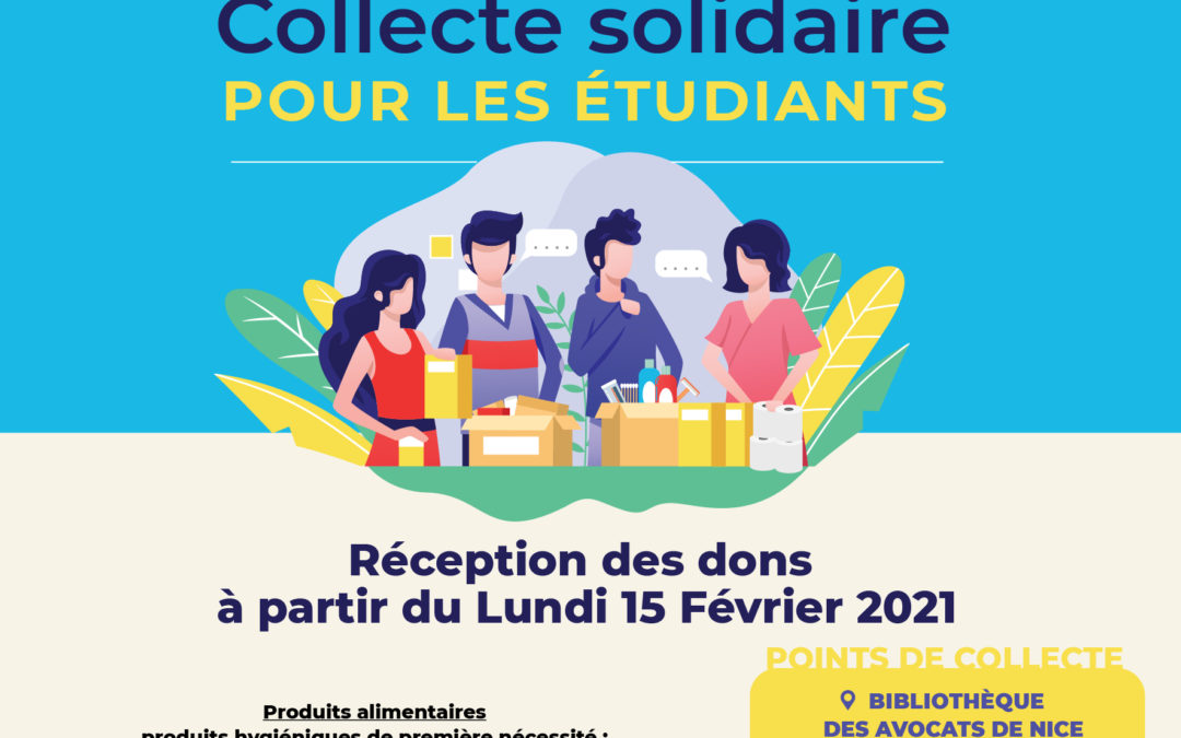 Collecte solidaire pour les étudiants